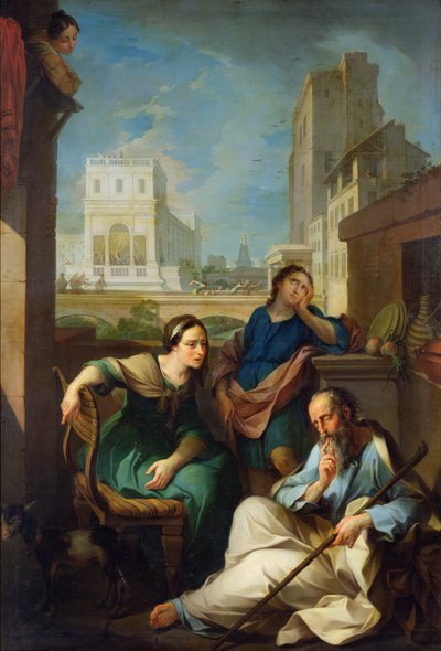 Tobit Becomes Blind by Pierre Parrocel